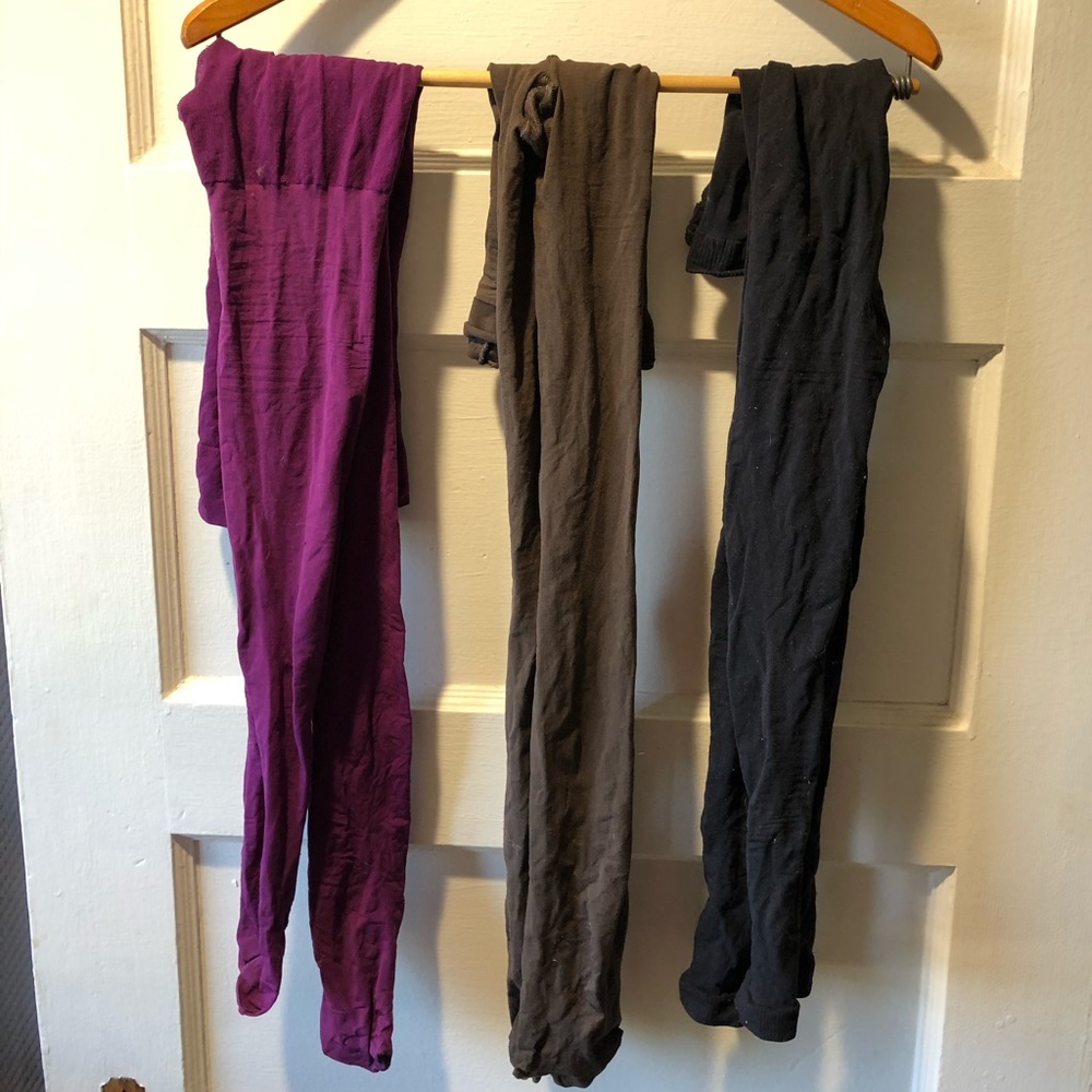 3 pairs of pantyhose tights